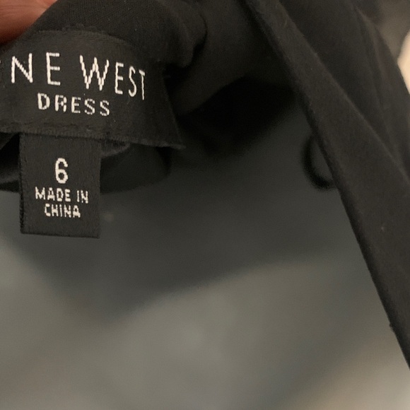 Nine West Black Mini Dress with Silver Accents - Picture 5 of 6